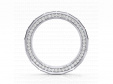 Обручальное кольцо - дорожка с бриллиантами YOUR MAJESTY на заказ фото 3