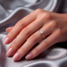 Помолвочное кольцо с одним бриллиантом DIAMOND DREAM
