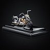 Модель мотоцикла HARLEY DAVIDSON серебряная